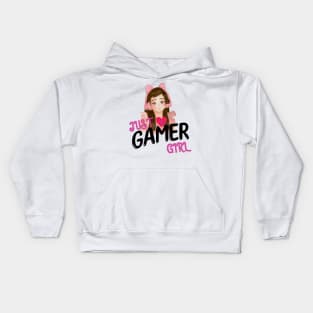 Just A Gamer Girl Kids Hoodie